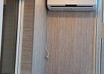 Обшивка балкона ламинированными  панелями ПВХ с утеплением mobile